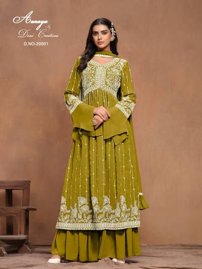 AANAYA VOL 200 BY DANI CREATION DESIGNER GEORGETTE SALWAR SUIT WHOLESALER IN INDIA